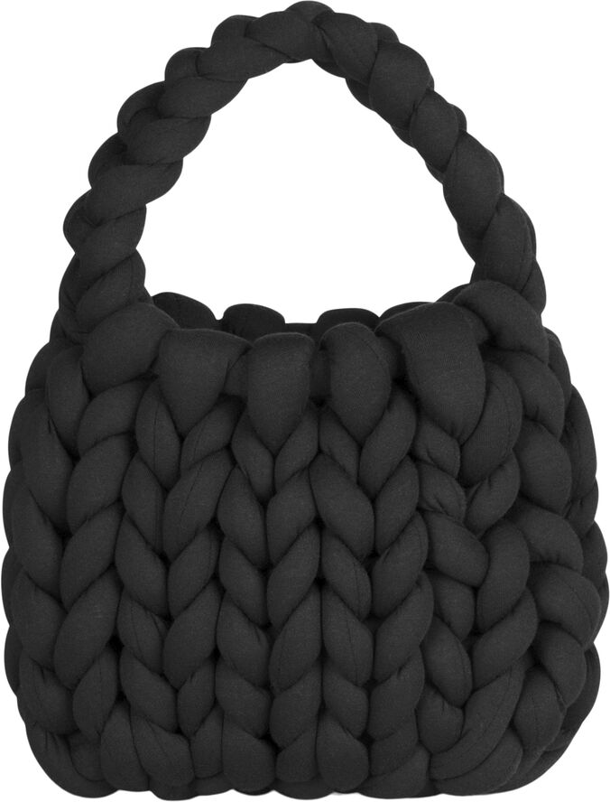 Sui Ava Sally Braided Bag Black