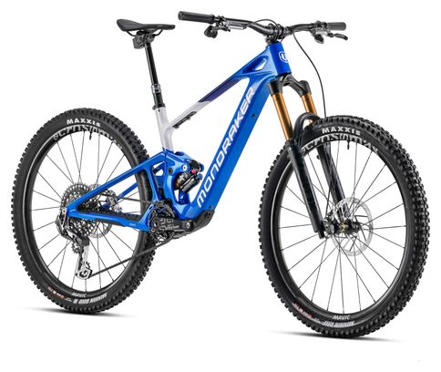 VTT Électrique Tout-Suspendu Mondraker Neat RR SL Carbon Sram XX AXS T-Type 12V 360Wh 29'' Bleu Blanc 2024