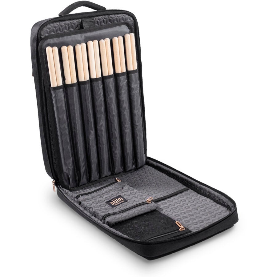 GruvGear QUIVR Tour Dekade Edition luxe tech/drumstokkentas met laptopcompartiment