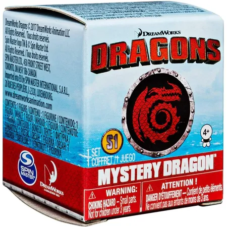 Spin Master Dreamworks Dragons Mystery Dragon Sammelfigur, 1 Stück, sortiert
