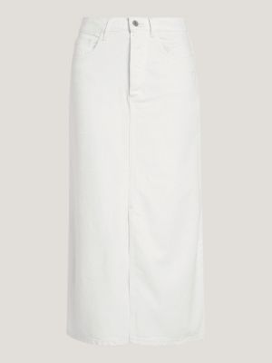 Saia midi jeans