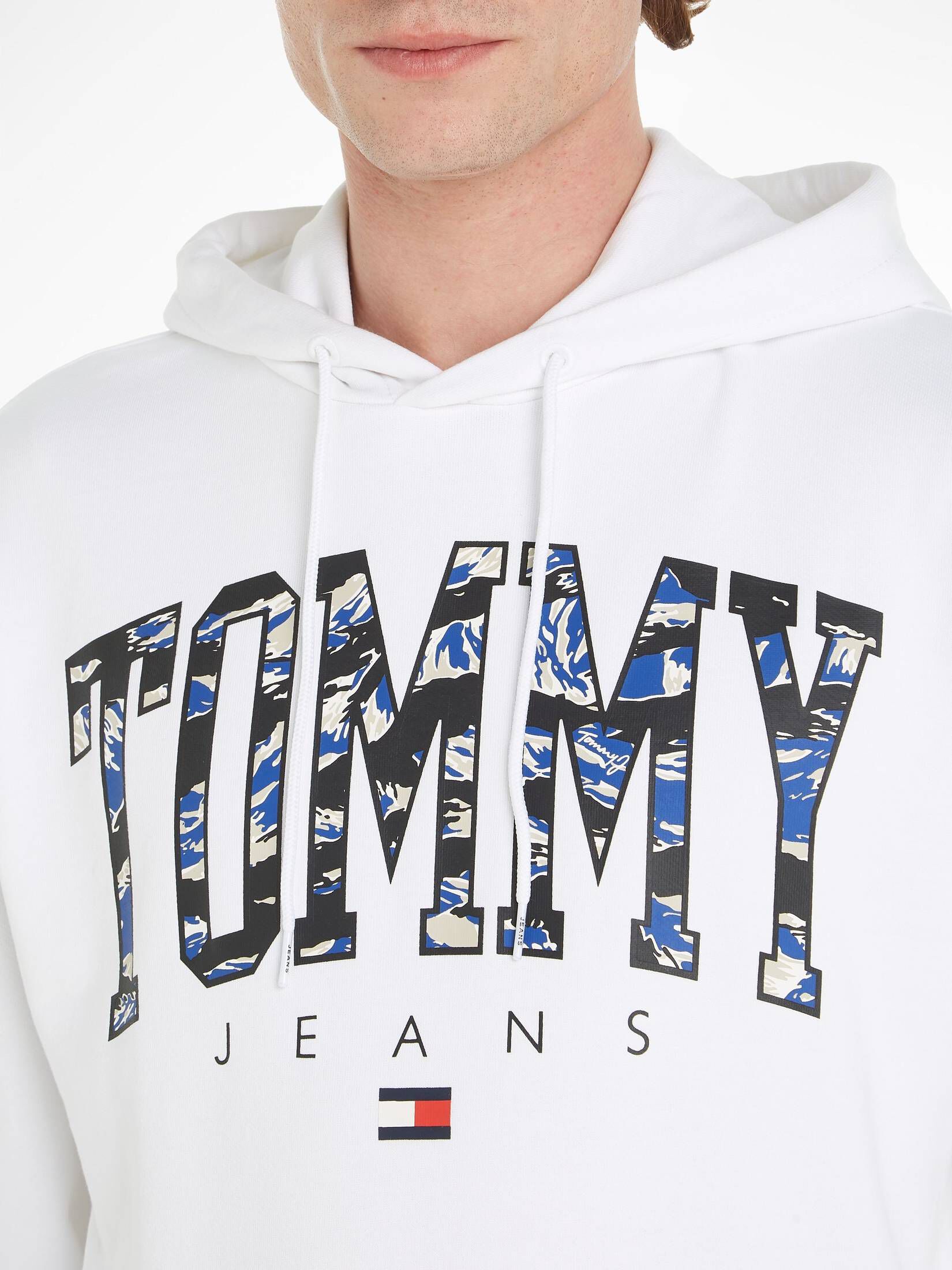 Tommy Jeans| Herren Hoodie TJM REG CAMO NEW VRSTY HOODIE