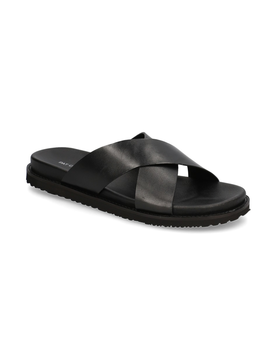 Glattleder Pantoffel