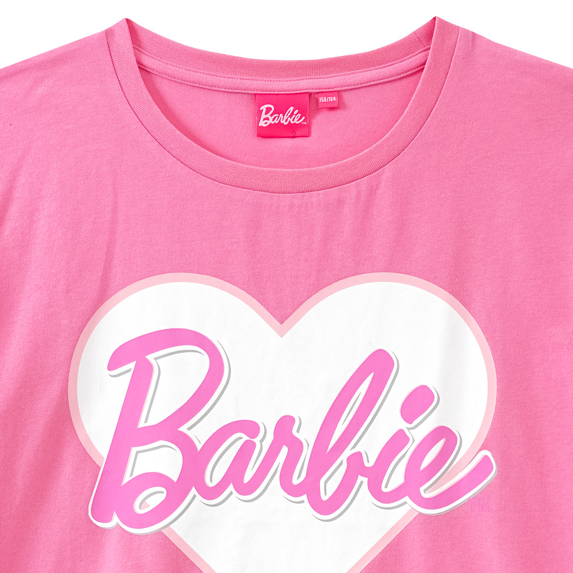 Yigga Barbie T-Shirt mit Print rosa