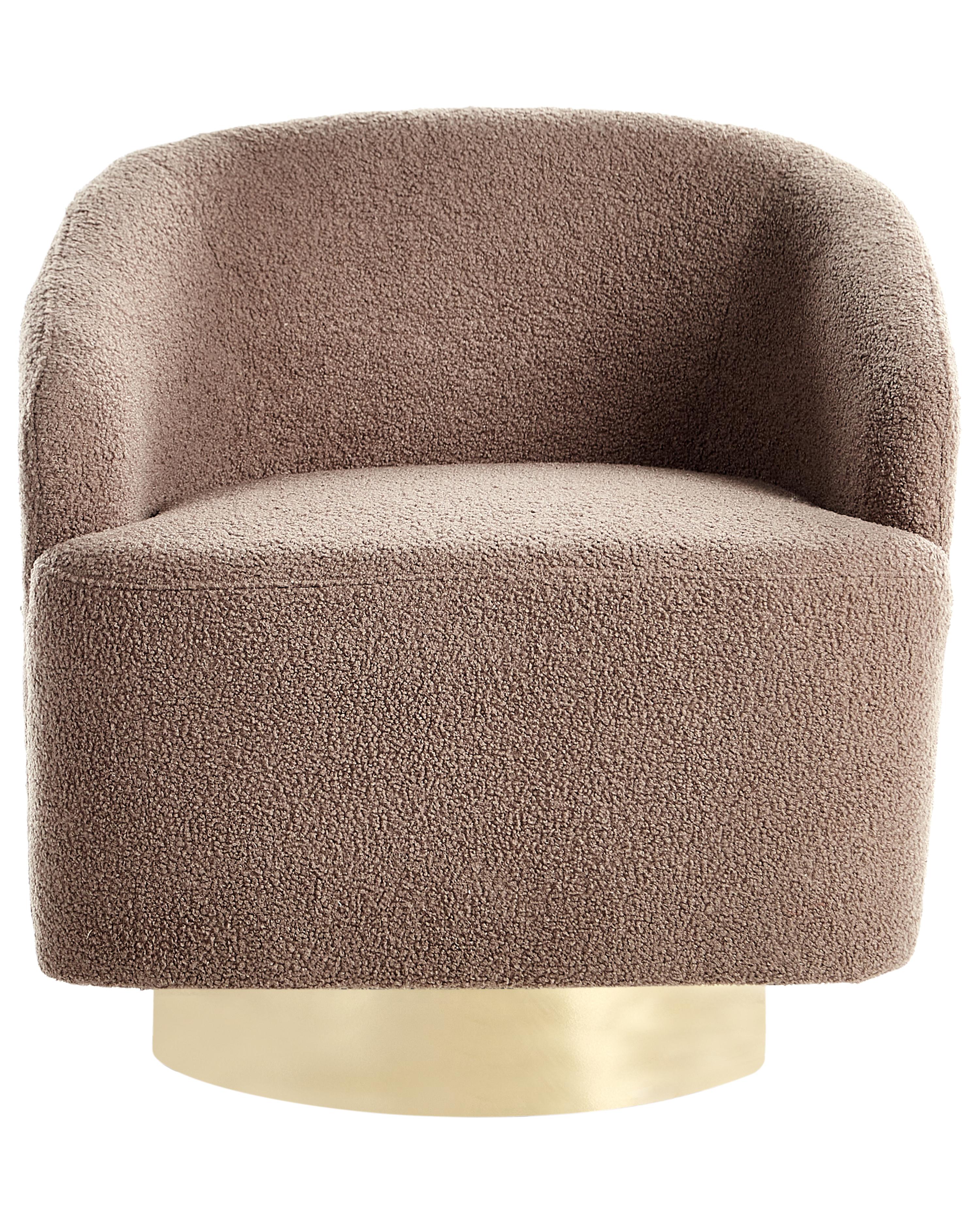 Fauteuil LAVIK Stof Bruin