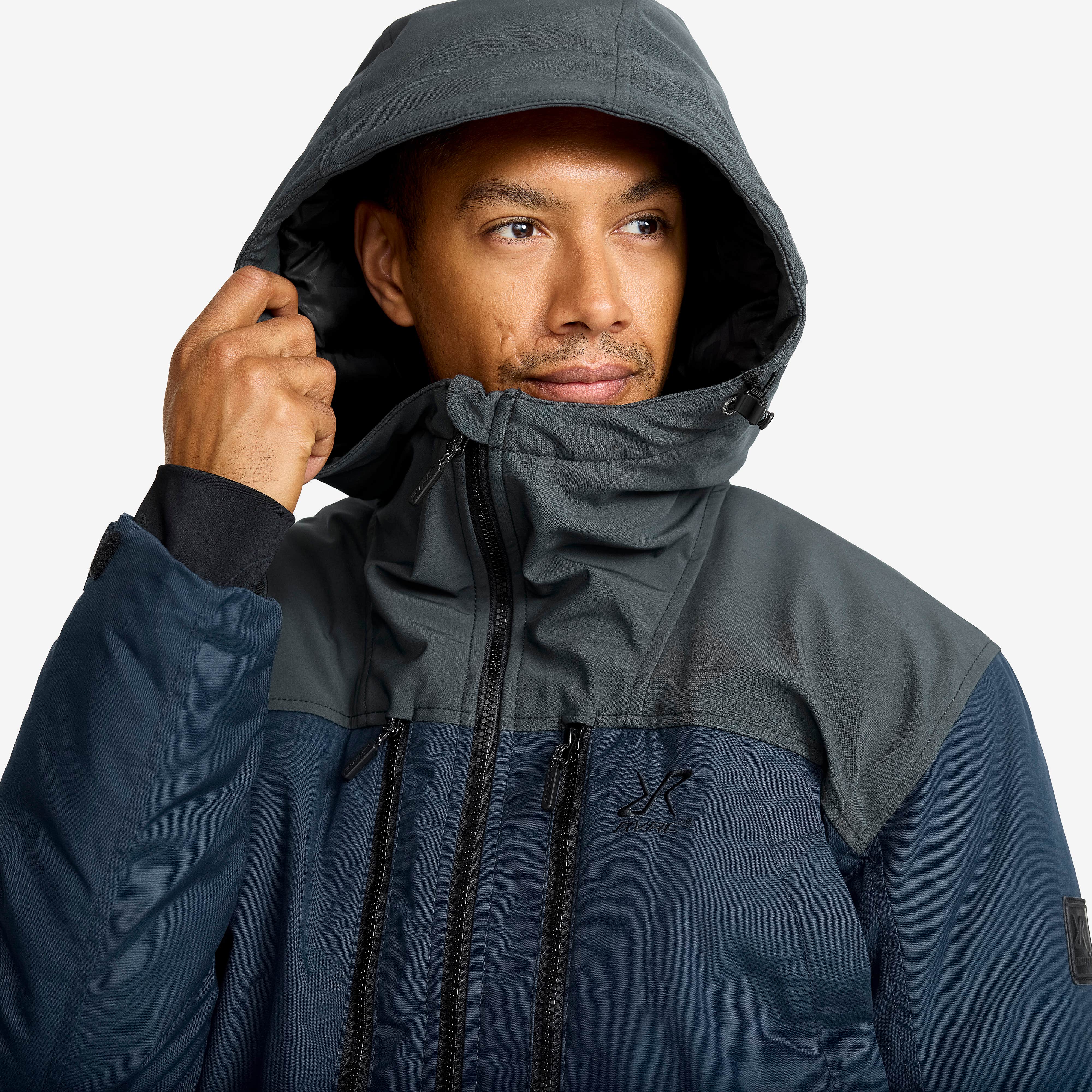 Outdoor Parka Herre Blueberry