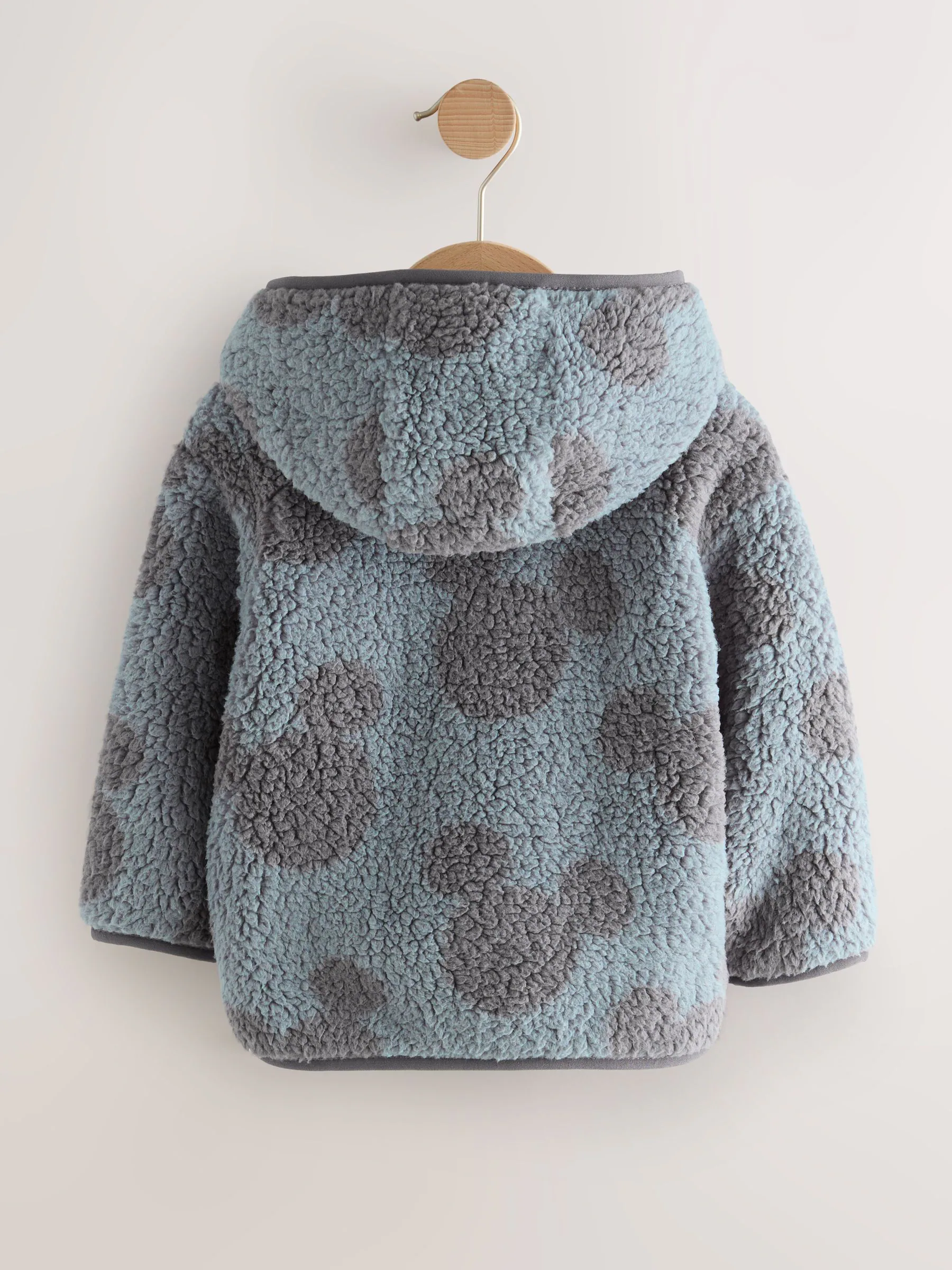 Grijs - Mickey Mouse fleece Jack met ritssluiting en Met capuchon (3mnd -8jr)