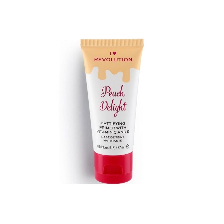 Makeup Revolution I Heart Makeup mattierende Peach Delight Make-up-Basis 27 ml