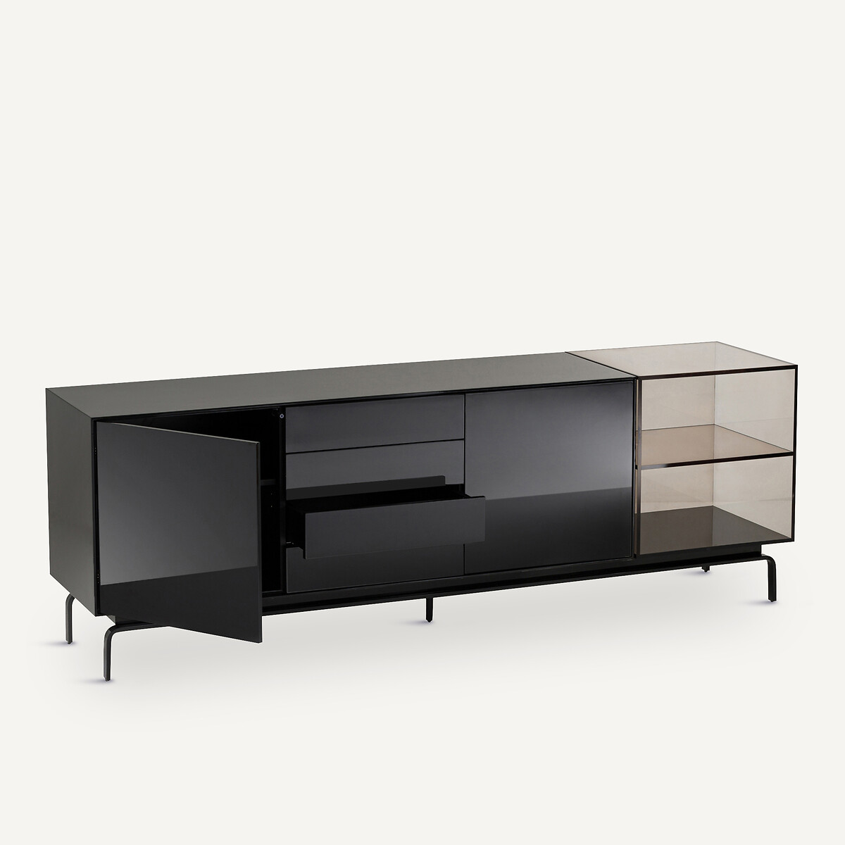 AM.PM<br>Móvel de buffet, lacado preto, Oreko