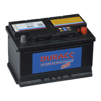 Duracc startaccu 72ah 12V 57113