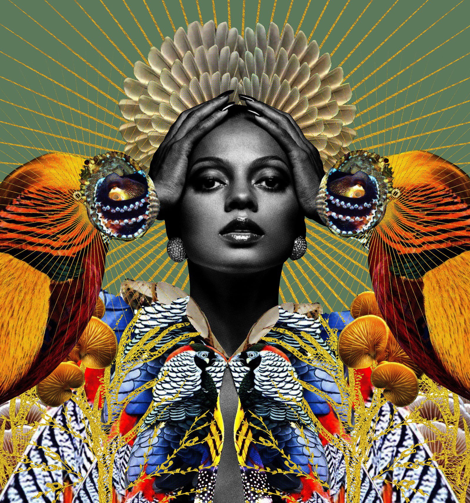 Iris by Carol Muthiga - Oyekunle - Limited Edition. Edition of: 150. Signed.