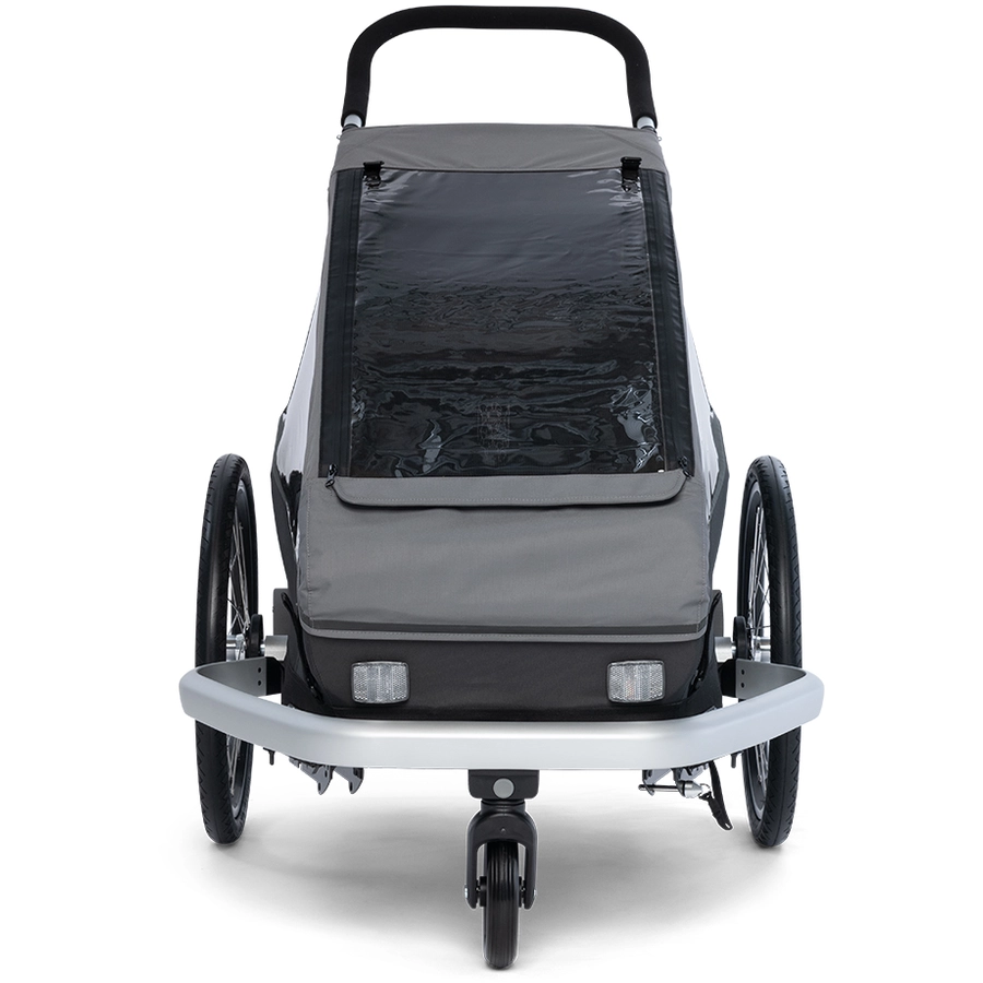 CROOZER Kinderfahrradanhänger Kid Keeke 1 Mountain grey