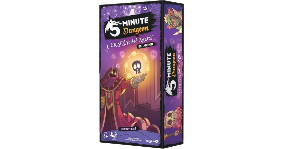 Asmodee5-Minute Dungeon - Curses! Foiled again! expansion Kaartspel  (Engels, 2 - 6 spelers, 5 minuten, Vanaf 8 jaar)