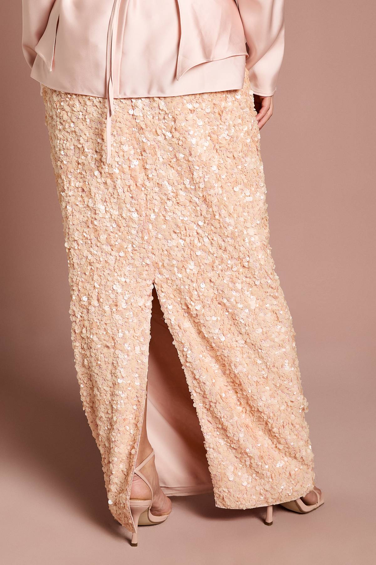 Coast Jupe Maxi Colonne à Paillettes Petite Taille