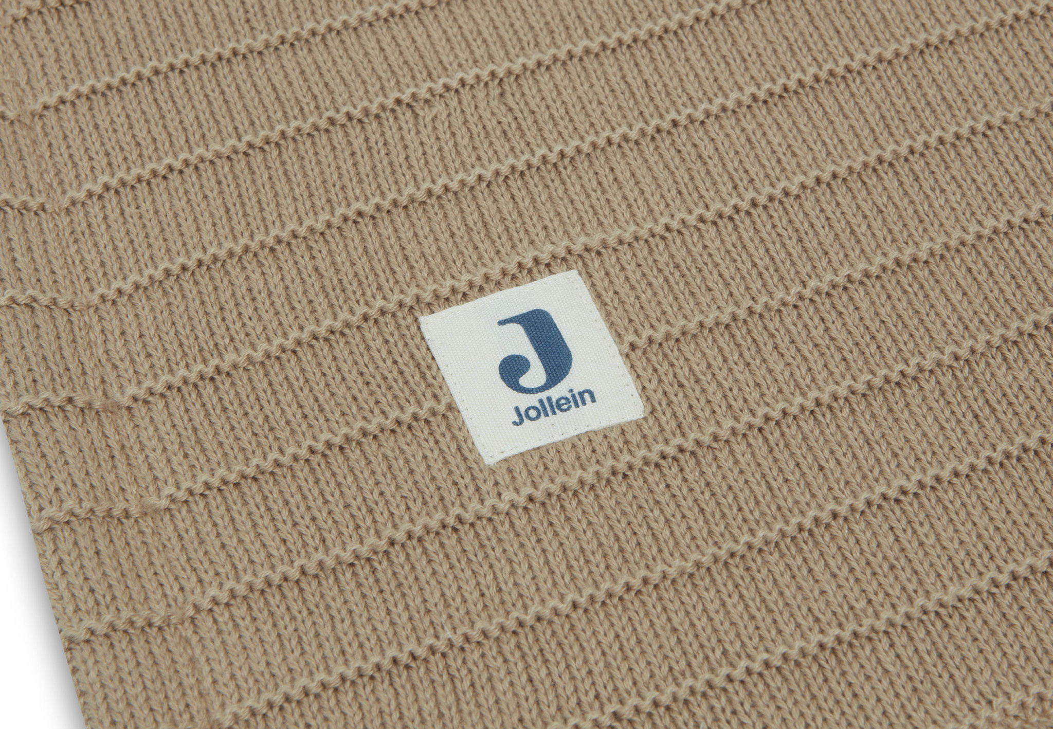 Jollein Jollein wiegdeken Velvet Pure Knit Biscuit