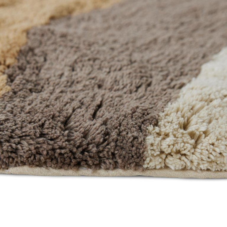 HKliving Natural Waves badmat Ø120