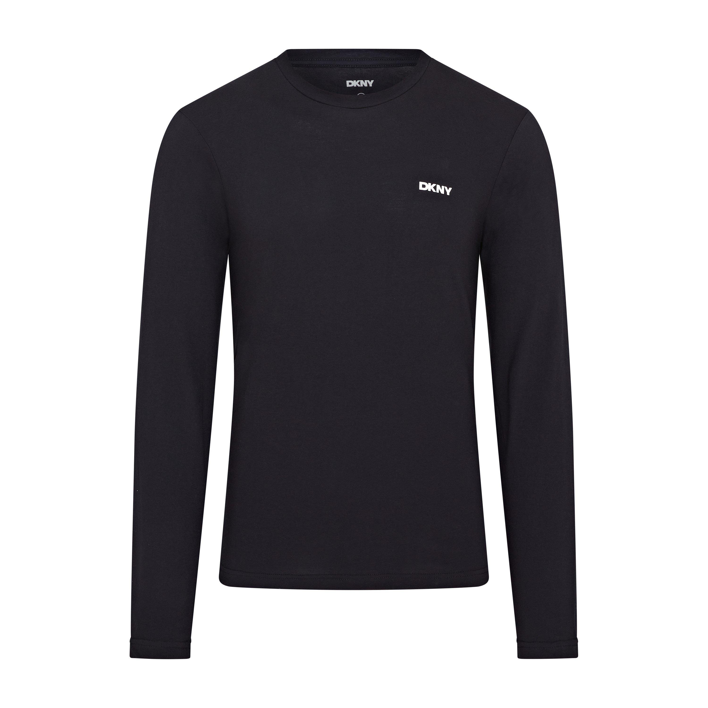 DKNY 3 Pack Long Sleeve Warriors T Shirt Mens