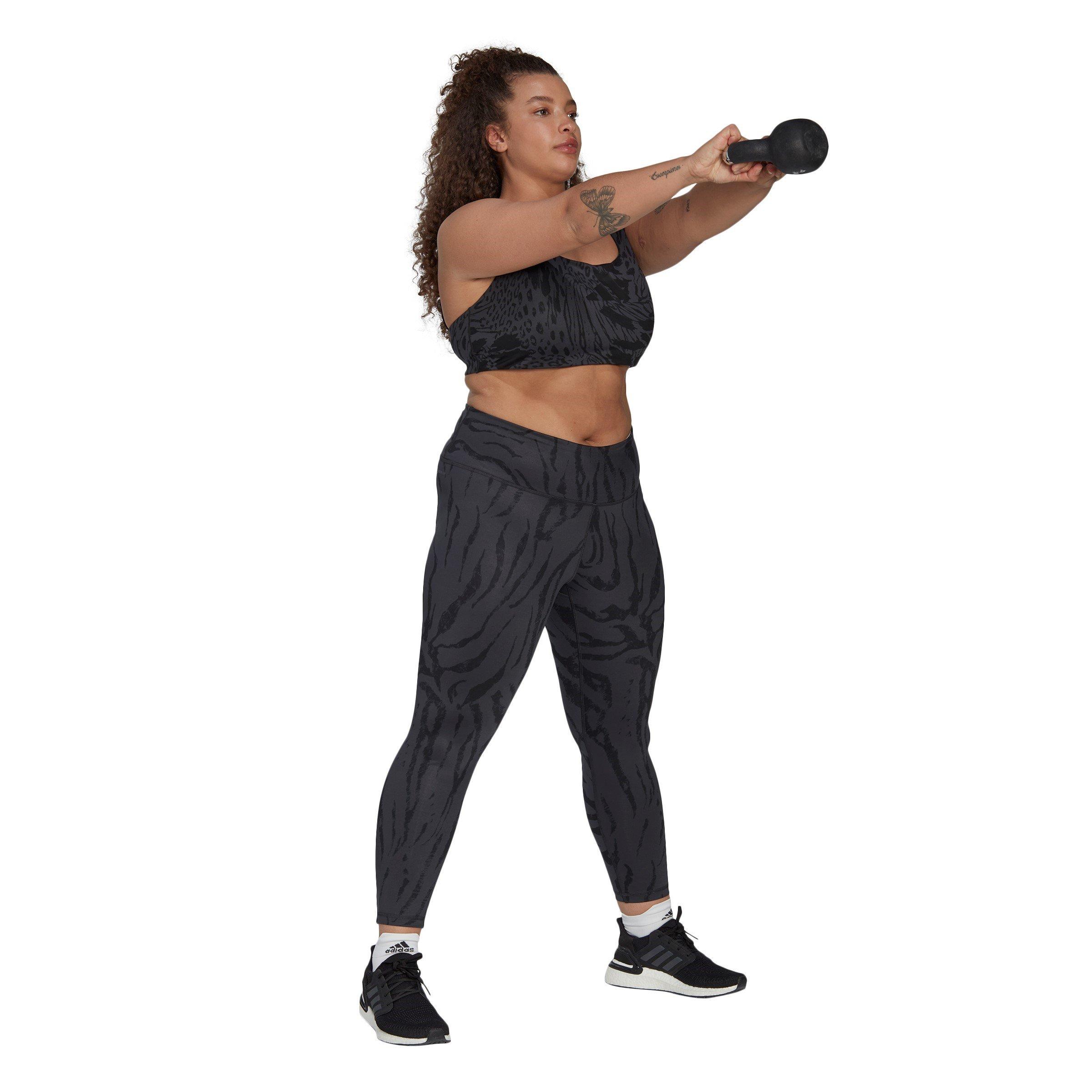 adidas Optime Training Icons Print 7 8 Leggings Ladies