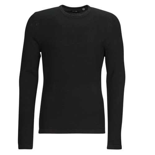 Only & Sons  - ONSPANTER REG 12 STRUC CREW KNIT NOOSKNIT NOOS - Noir