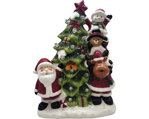 LED decoratief object kerstfiguren 23,5 x 11 cm