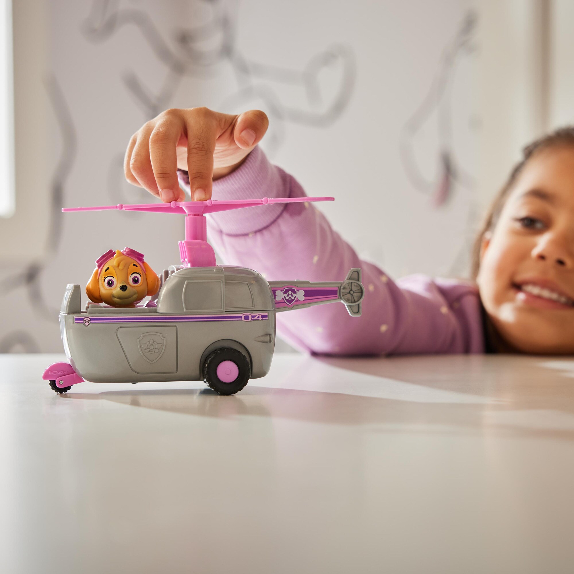 Spin Master Spielfahrzeug Paw Patrol - Helikopter mit Skye-Figur
