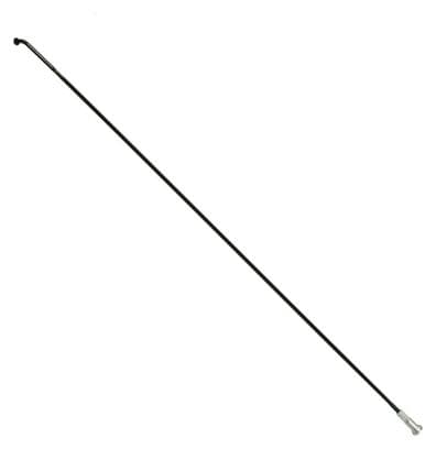 RAYON INOX NOIR PLAT 2mm L 294mm SAPIM TETE COUDEE AVEC ECROUS (VENDU A L'UNITE)