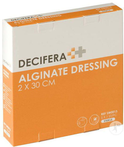 Decifera Alginate Dressing 2x30cm Pièces 5 (SW0013)