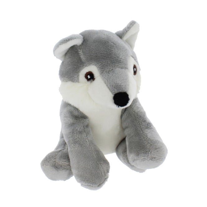 Plüsch Husky grau - ca. 15 cm