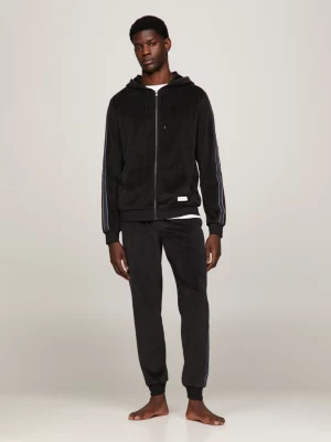 TH Established Ribbed Velour Lounge Hoody
