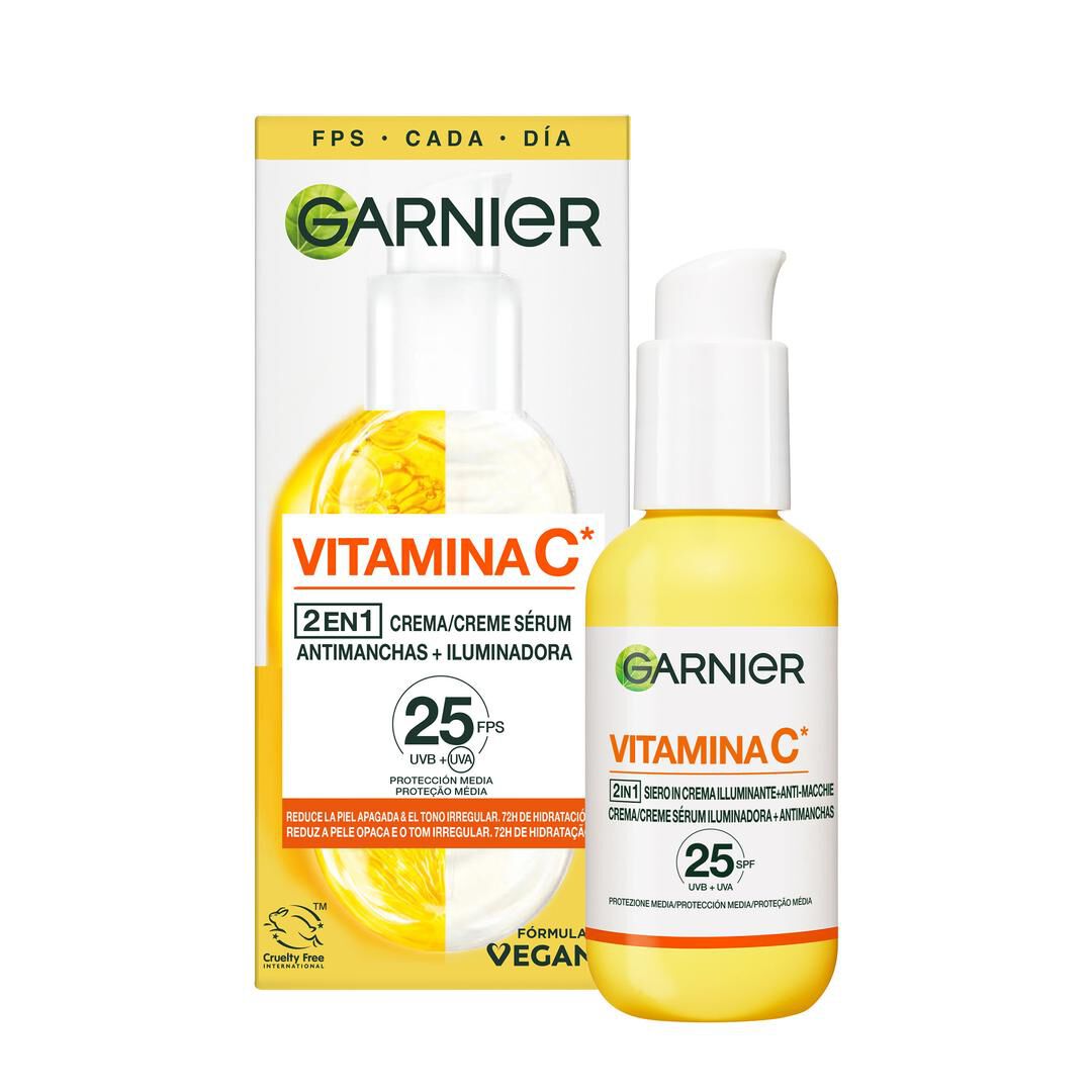 GARNIER  SkinActive Vitamina C Creme Sérum SPF25 - 50ml