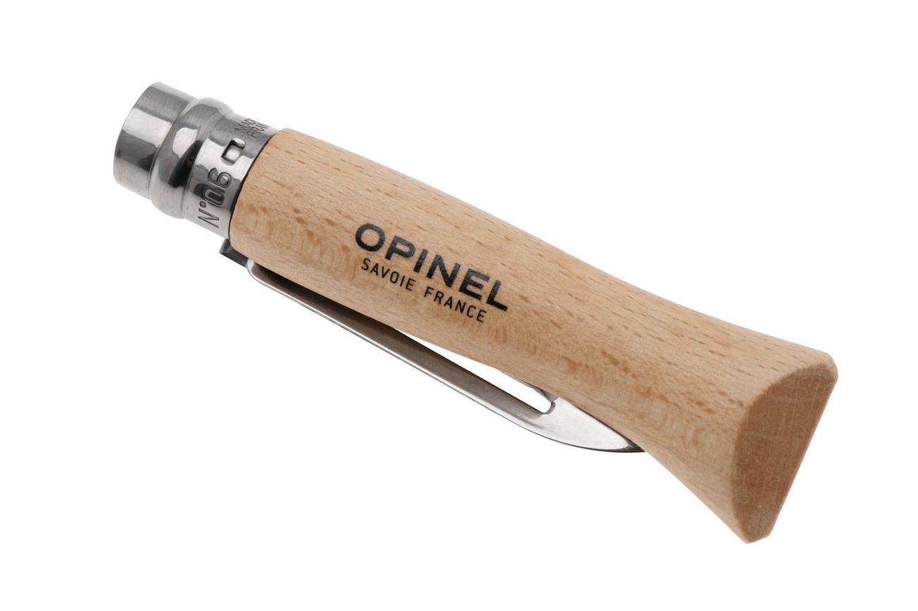 Opinel No. 06 002440 Beech Wood, inklapbare dunschiller