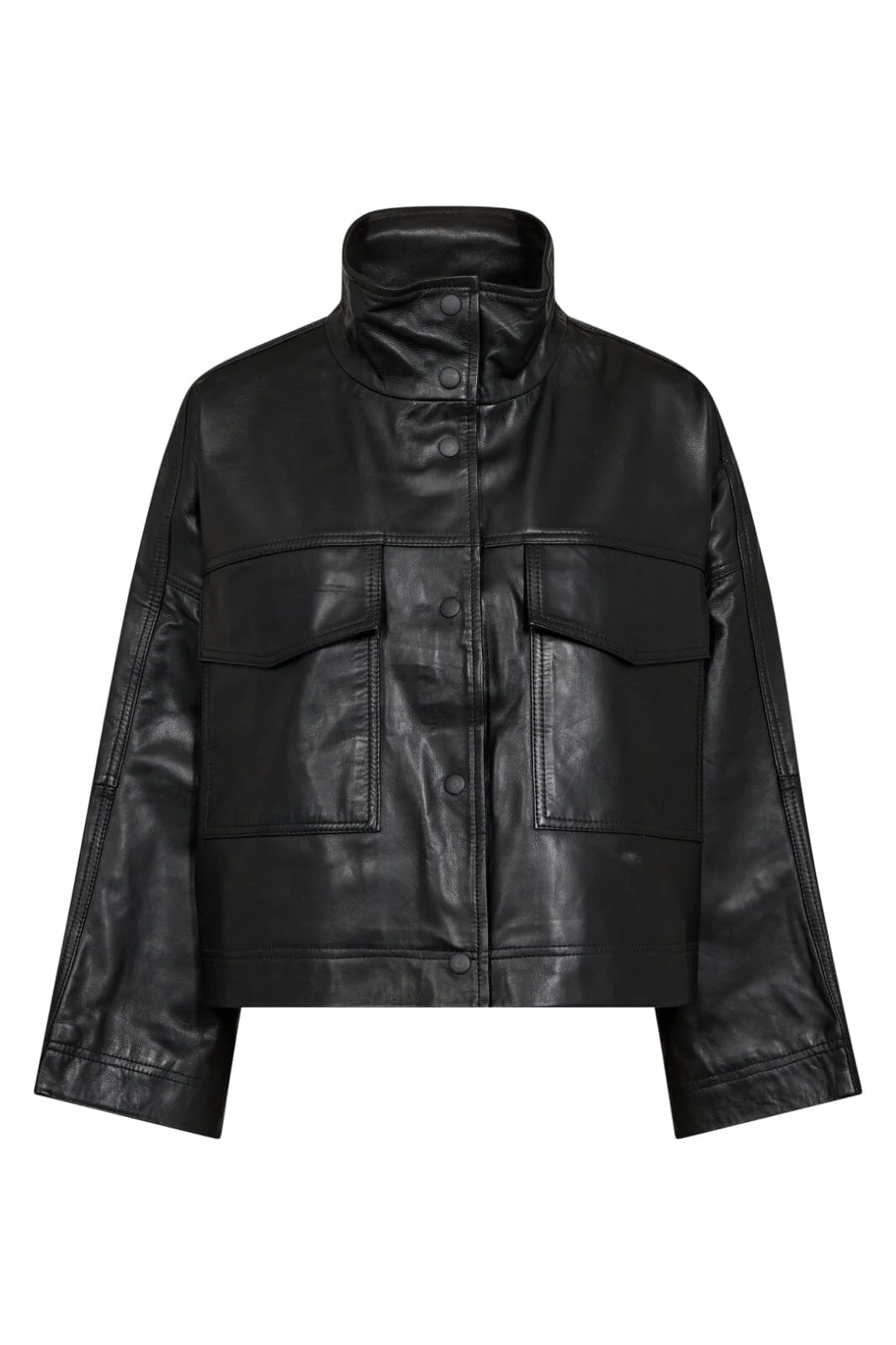Co´Couture Phoebecc Leather Box Jacket 30260