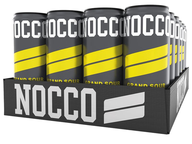 NOCCO Energy Drink Grand Sour 330m, 24 Stück Erfrischungsgetränk