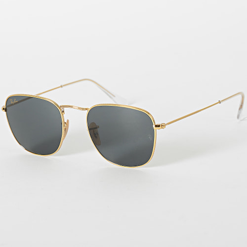 Lunettes De Soleil Frank 3857 Doré Bleu
