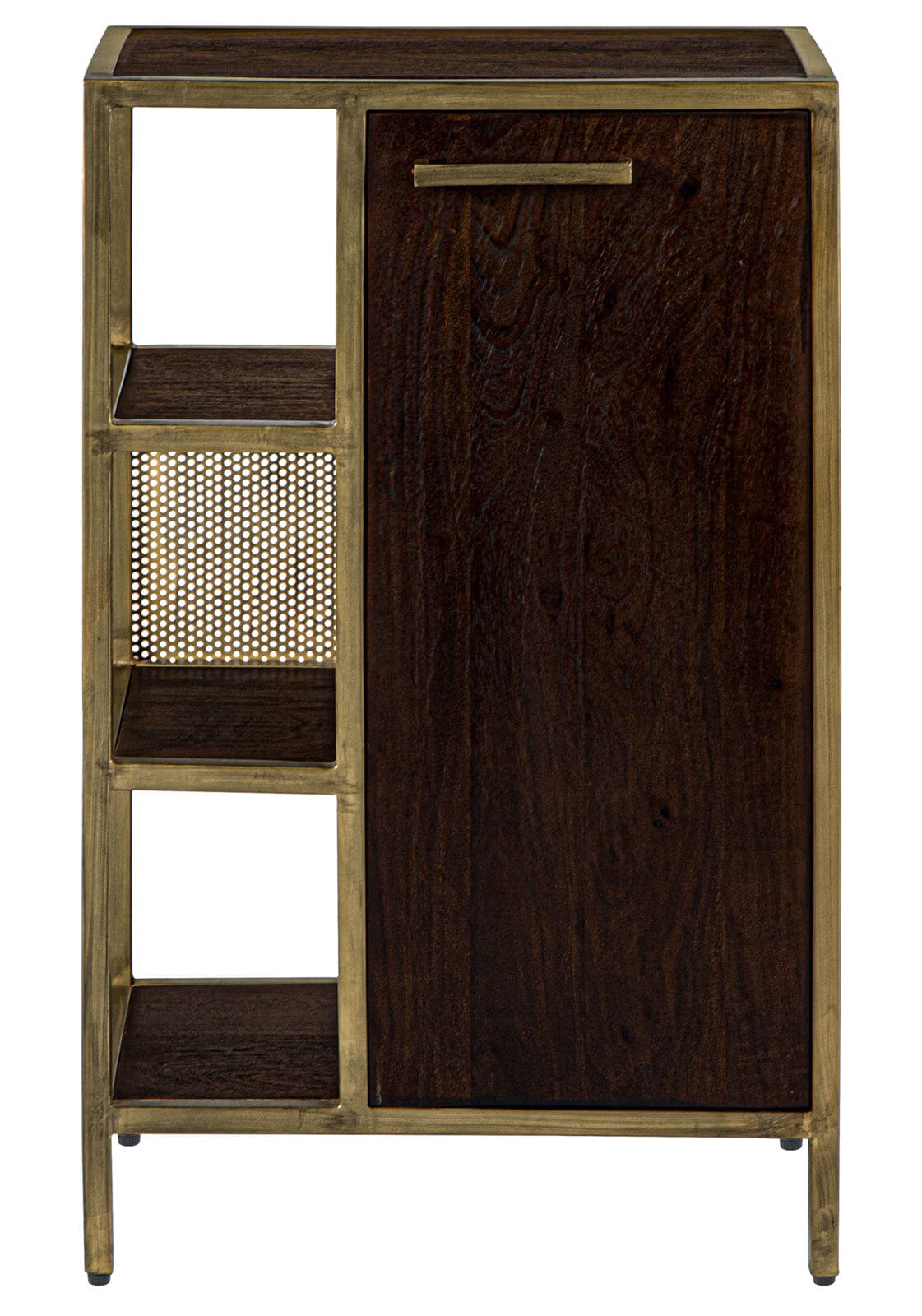 Unterschrank GOLDEN BATH 52 x 108 cm Braun/ Goldfarbig
