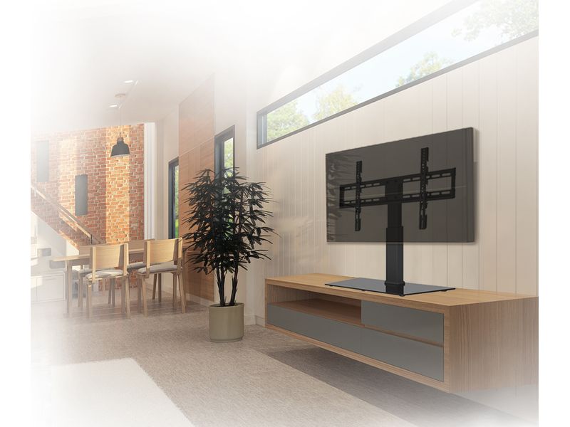 My Wall Tischständer HP 2 BRA Schwarz TV-Tischständer für Fernsehgeräte mit einer Bildschirmdiagonale von 32