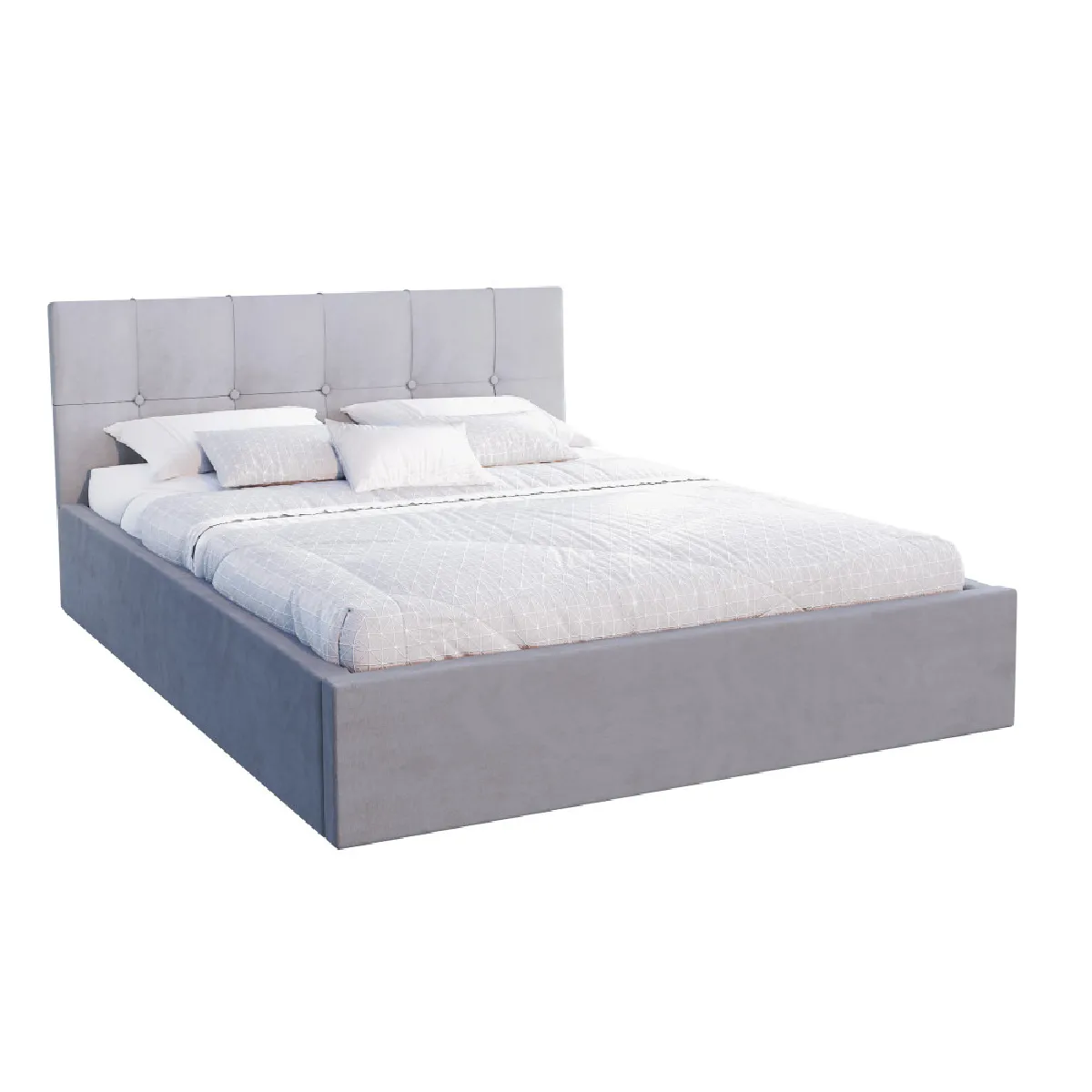Kids Literie Kids_literie Rino 160x200 - Gris clair