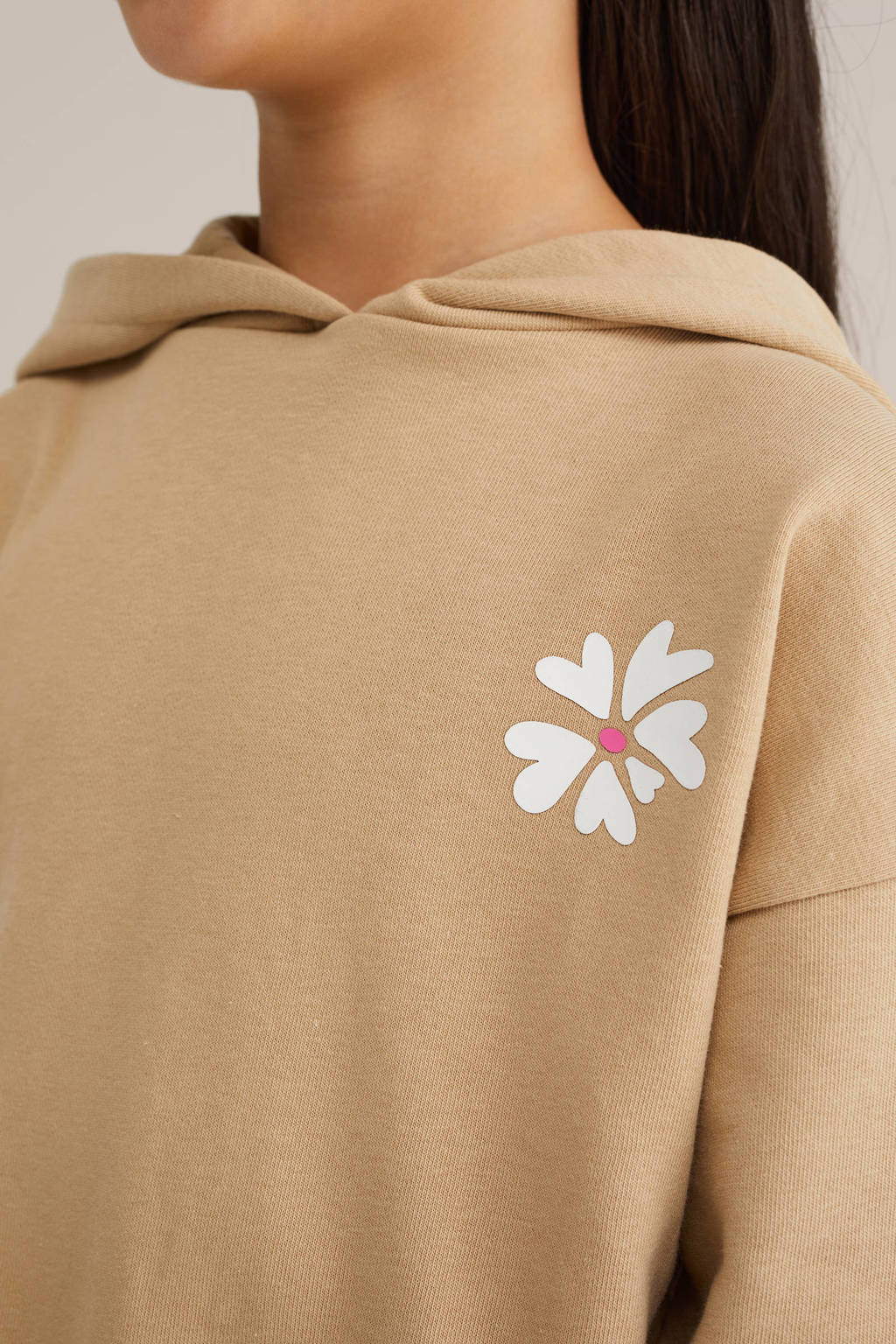 WE Fashion hoodie beige