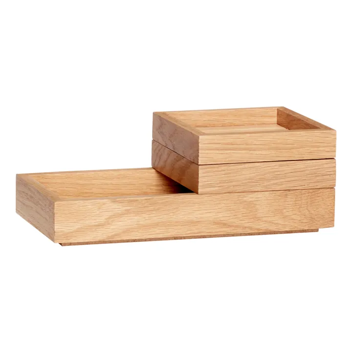 Hübsch Boite de rangement en chêne FSC | Chêne