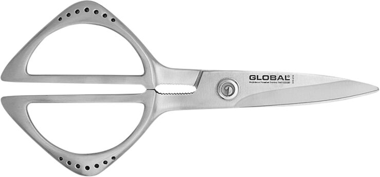 Global GKS-210 Køkkensaks stål 21 cm Grå