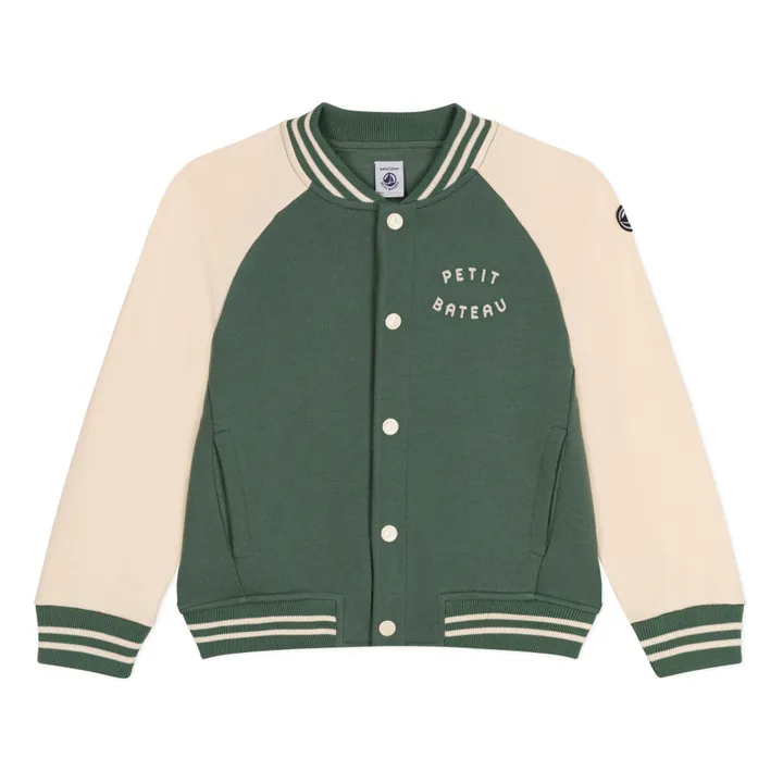 Petit Bateau Teddy Macha Molleton | Vert kaki