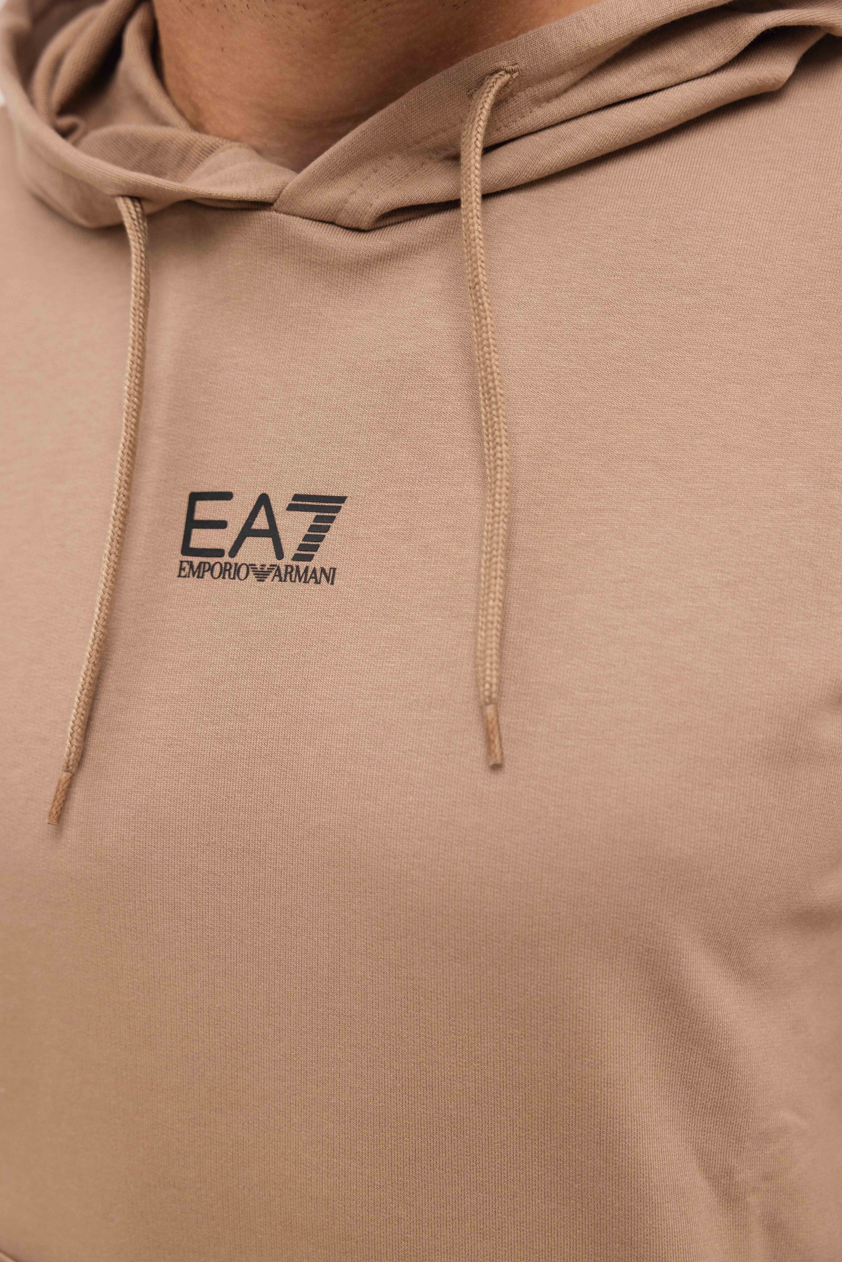 Emporio Armani EA7 8NPM32 Hoodie Heren Bruin