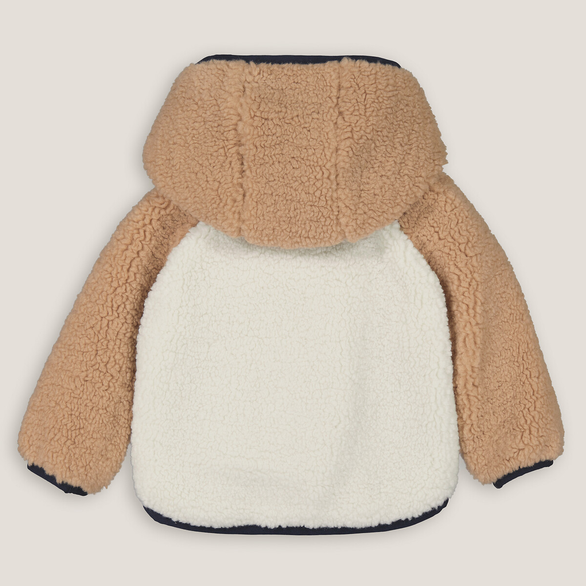 COLEÇÕES LA REDOUTE<br>Colete met kap em sherpa