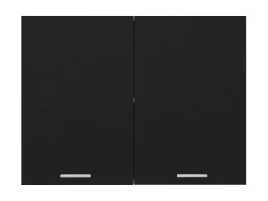Meuble haut de cuisine Noir 80x31x60