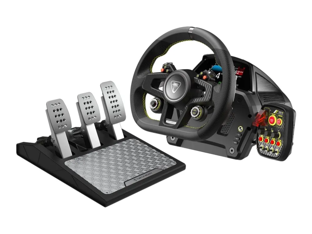 Turtle Beach VelocityOne Race - Rat og pedalsæt - kablet - for PC, Microsoft Xbox One, Microsoft Xbox Series S, Microsoft Xbox Series X