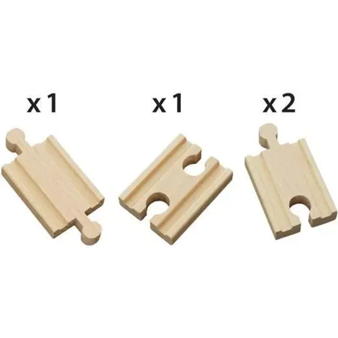 brio korte rechte rails - 4st
