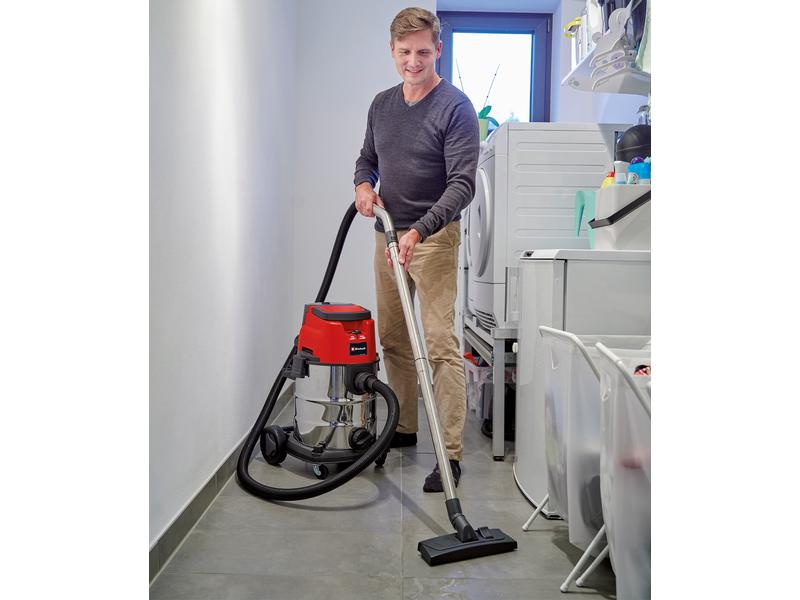 Einhell Akku-Nass-/Trockensauger TE-VC 36/25 Li S, Solo Kabelloser Sauger mit hoher Saugleistung und Mitglied der Power X-Change Familie
