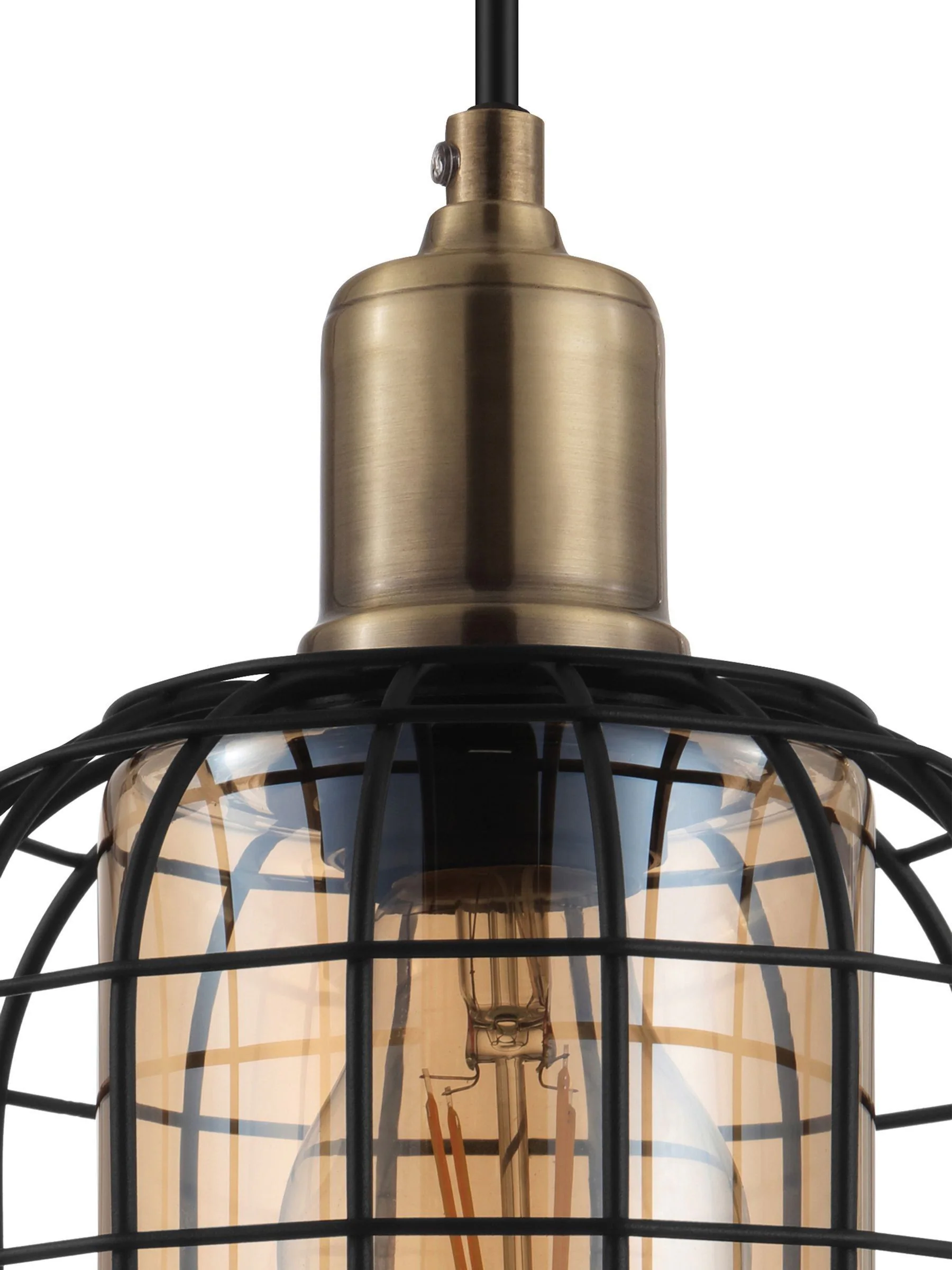 Eglo Chisle 3 plafondlamp van metaal en glas