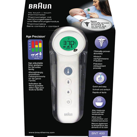 Braun BNT400 Touch + touch-termometer