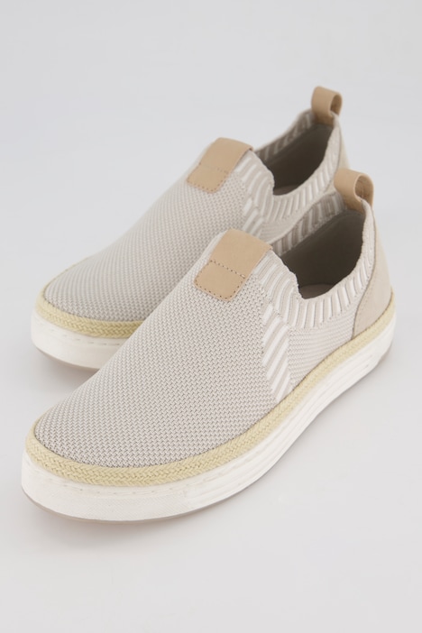 Slip Ons, Jana Shoes, elastischer Einstieg, Weite H